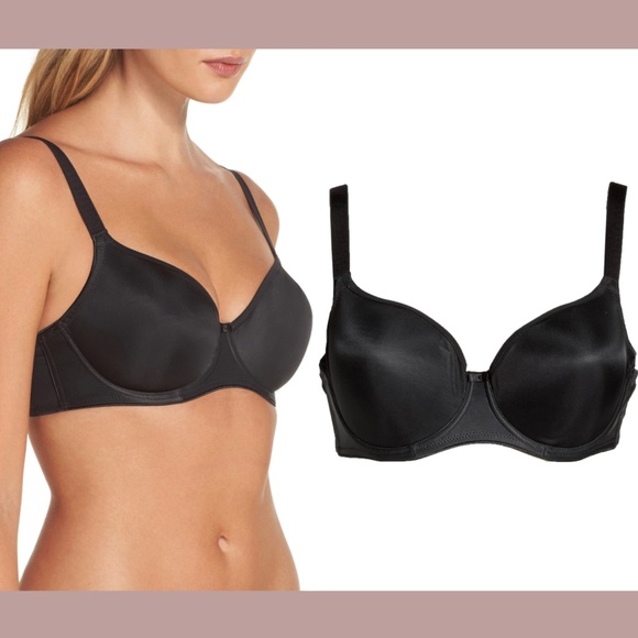 NWT Fanatasie [ 34DD US] Smoothing Seamless Underwire‎ Balconette Bra Black - Picture 2 of 11